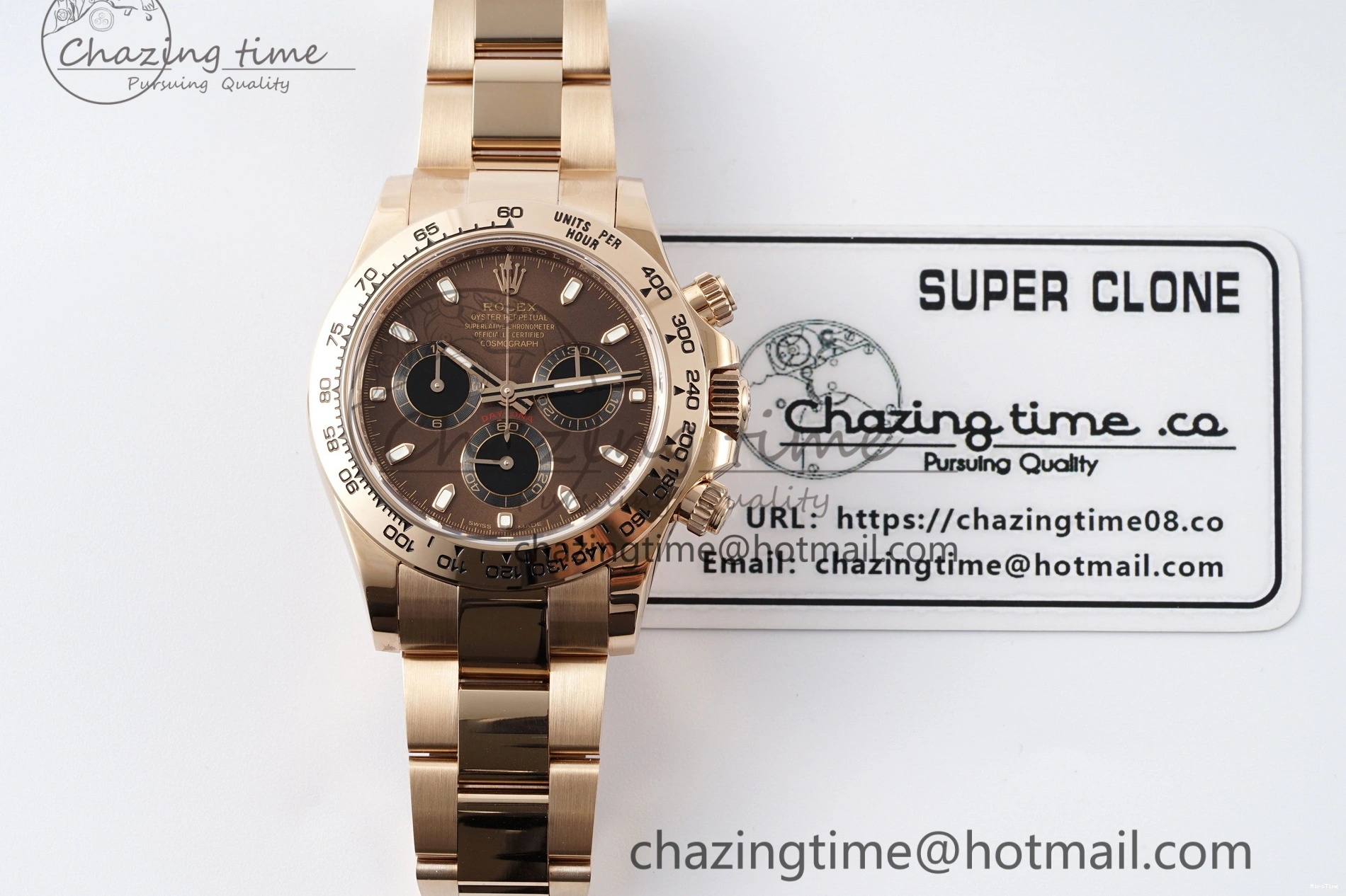 MiroTime 0515 Daytona 116505 BTF 1:1 Best Edition Brown Dial on RG Bracelet SA Original 2117